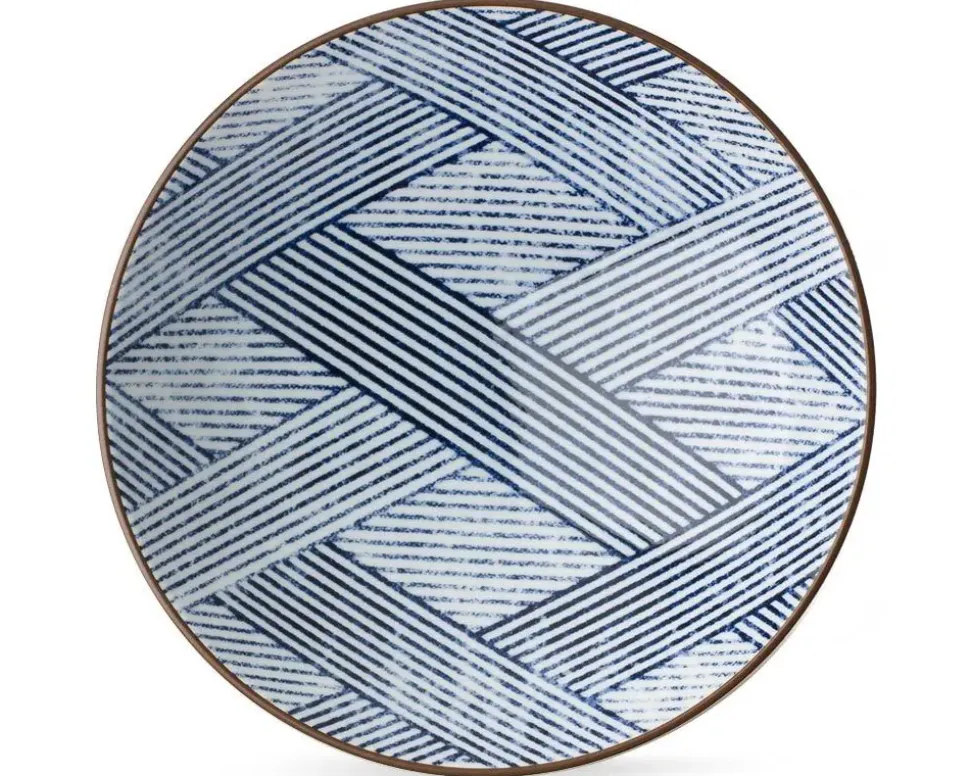 Aizome Shima Ami 9.75" Serving Bowl