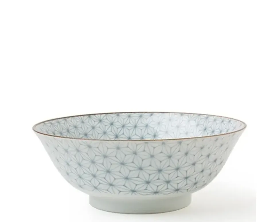 Asanoha Colors 7.25" Bowl - Gray