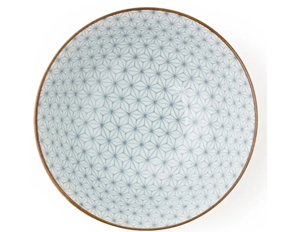 Asanoha Colors 7.25" Bowl - Gray