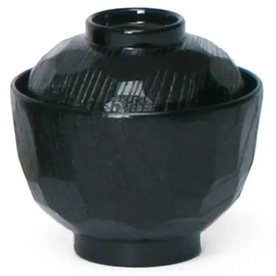 Black 8 Oz. Soup Bowl With Lid