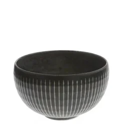 Black Cosmos Horsetails Bowl 5-3/8"