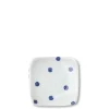 Blue & White Dots 3.5" Plate