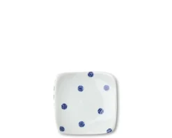 Blue & White Dots 3.5" Plate
