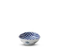 Blue & White Ichimatsu 3.75" Sauce Dish