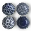 Blue & White Sauce Dish Set
