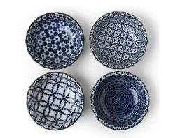 Blue & White Sauce Dish Set
