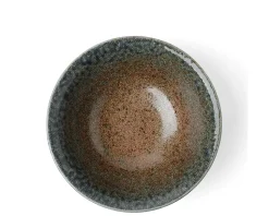 Blue Sand Crackle Bowl 7-5/8