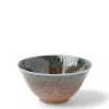 Blue Sand Crackle Bowl 5-1/4"