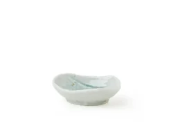 Coral Blue Sauce Dish