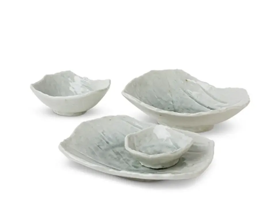 Coral Blue Sauce Dish
