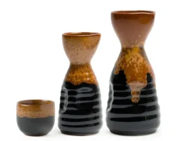 Golden Tenmoku 4 Oz.Sake Bottle