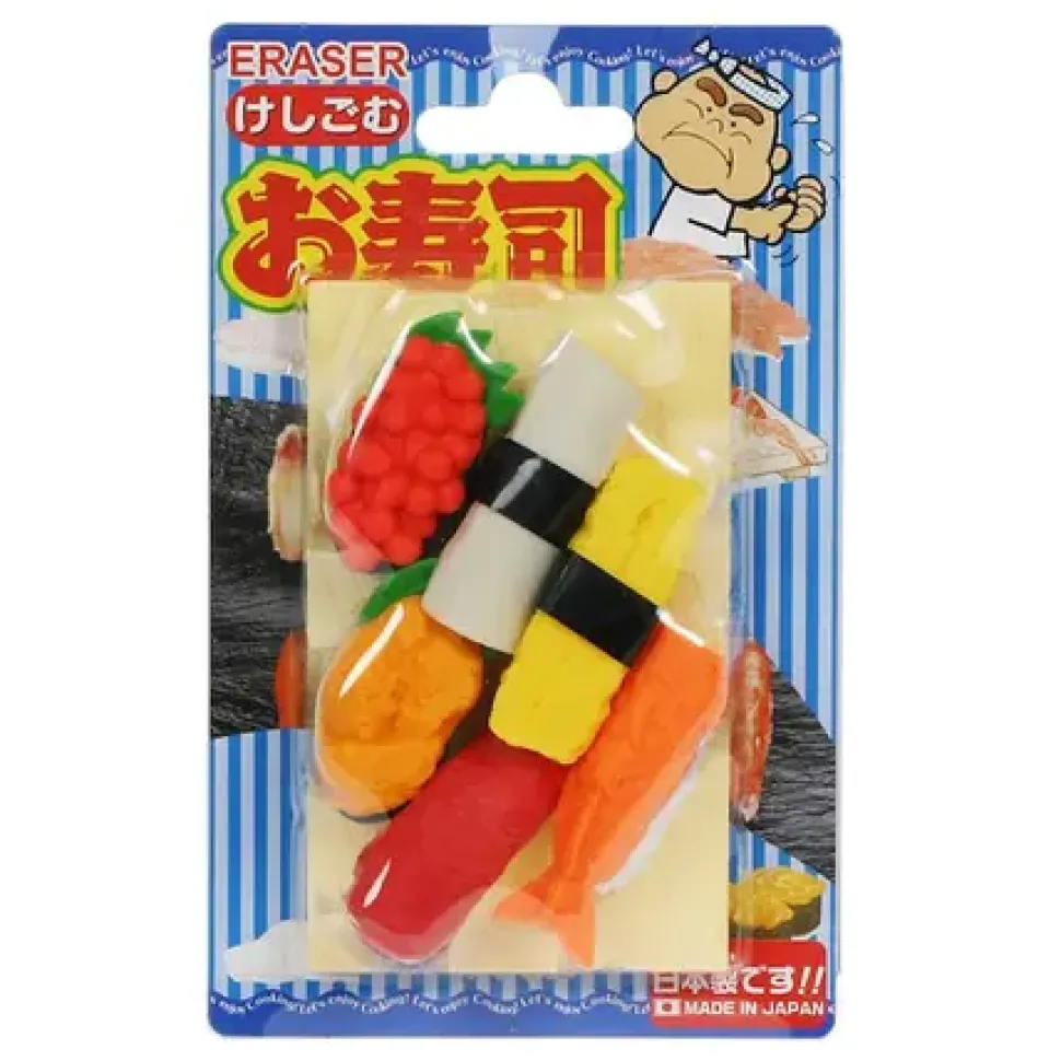 Iwako Sushi Eraser Pack At Miya