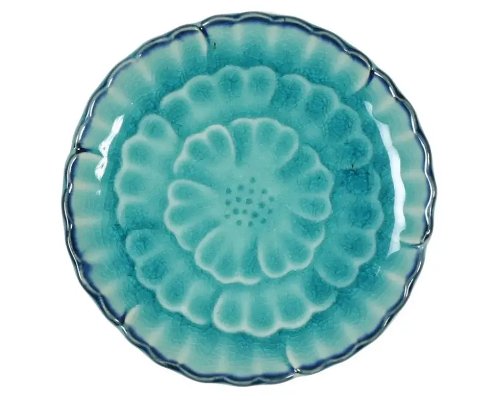 Leaf & Flower 4.75" Plate Set