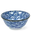 Monyou 6" Hana Seigaiha Bowl