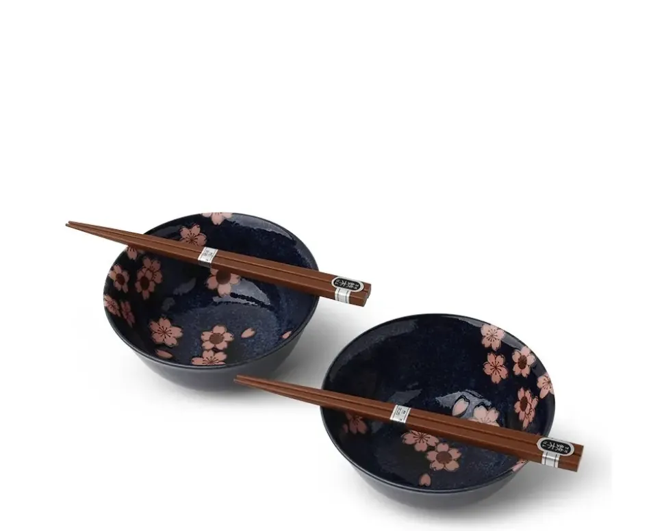 Namako Pink Sakura 5.75" Bowl Set/2