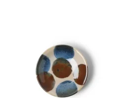 Rustic Blue & Brown 3.5" Sauce Dish