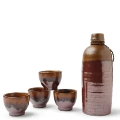 Sake Set Tetsuaka Kin Nagashi
