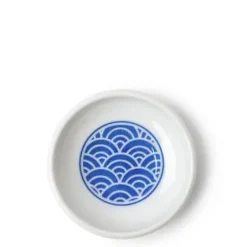Sauce Dish 3-1/4" Blue Waves Mon