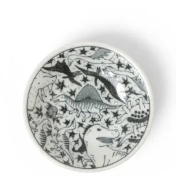 Sauce Dish 4" Happy Dinosaurs