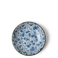 Sauce Dish Indigo Flowers