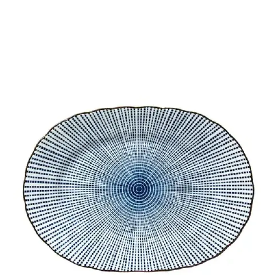 Sendan Tokusa 7.75" X 5.5" Oval Plate