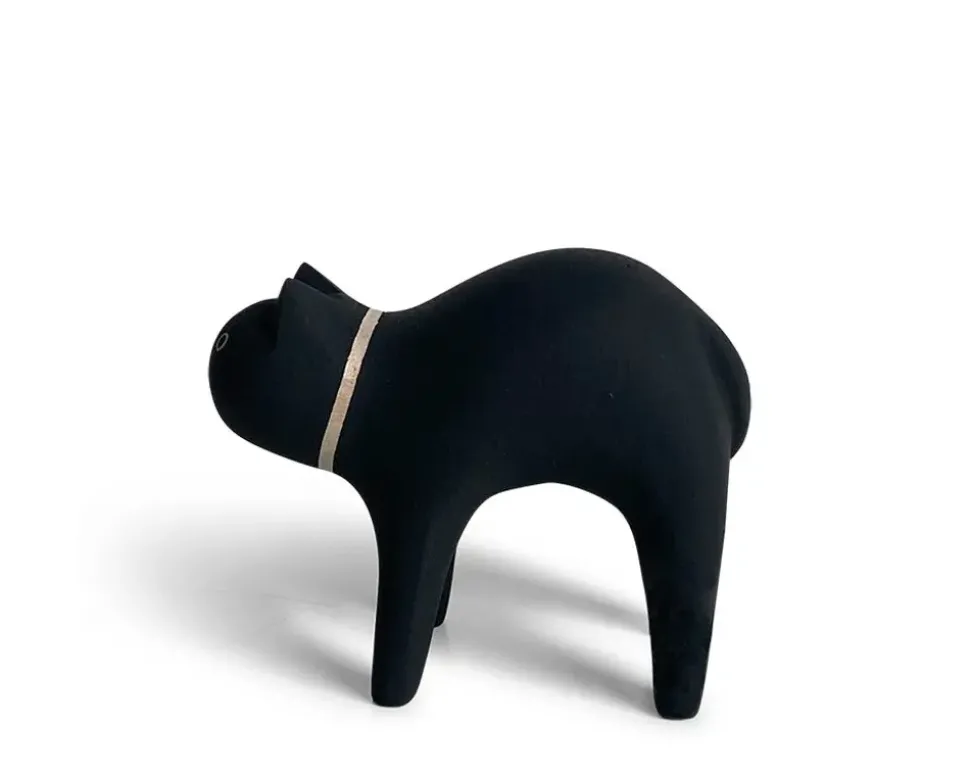 T-Lab Wooden Animal - Cat Black